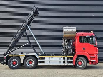 TGS 26.400 / 6x4H-2 / HMF Z KRAAN + CONTAINERSYSTEM